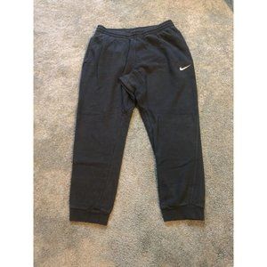 Nike Jogger Sweatpants Adult Size Large Black Casual Tapered Mens